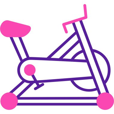 Bisiklet. Web simgesi basit illüstrasyon