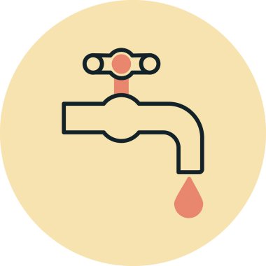 Su musluğu. Basit tasarım