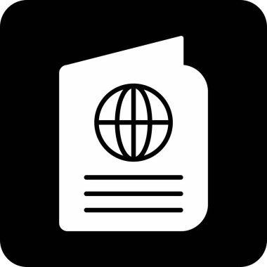 belge simgesi, vektör çizimi