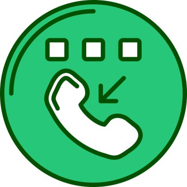 Telefon çağrısı simgesi, özet biçimi