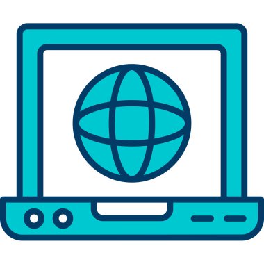 bilgisayar ekranı ile dünya