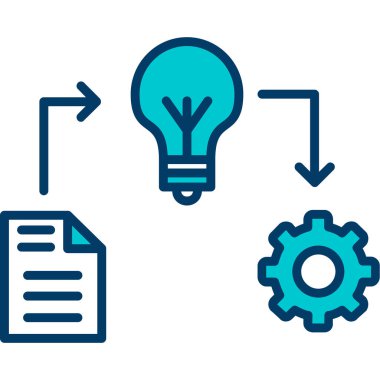 dişli ve ampullü iş fikri