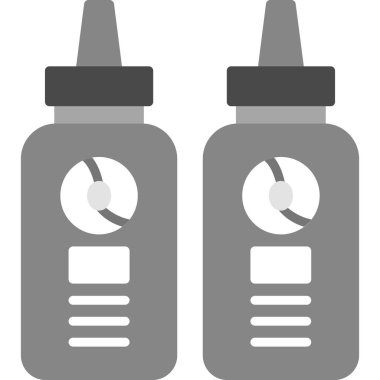 Şişe. Web simgesi basit illüstrasyon