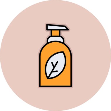 Beyaz arkaplanda çizgi traş jeli köpüğü simgesi izole edildi. Tıraş köpüğü. Renkli taslak konsepti. Vektör.