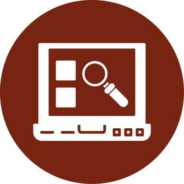 seo modern simgesinin vektör illüstrasyonu