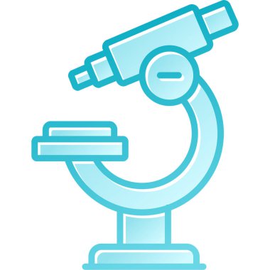 Teleskop. Web simgesi basit illüstrasyon