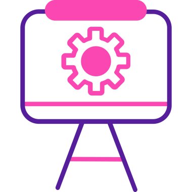 Teçhizat Web simgesi basit illüstrasyon