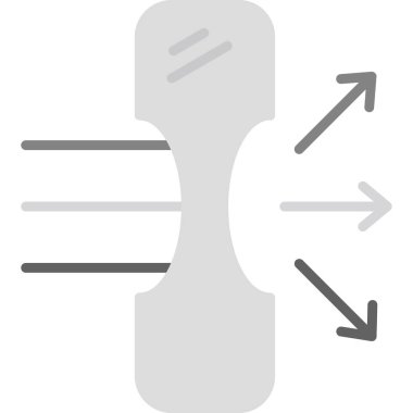 Düz biçimli ok yönü simgesi