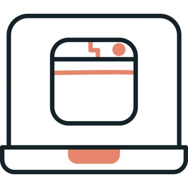 Sosyal Ortam web simgesi, vektör illüstrasyonu