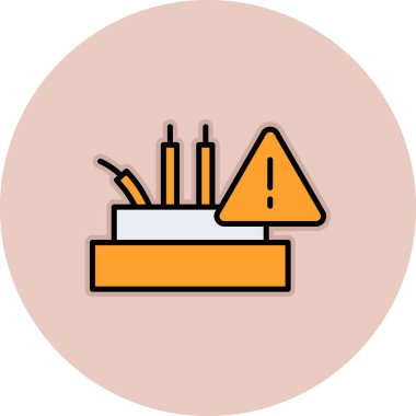 vektör inşaat başlığı ico