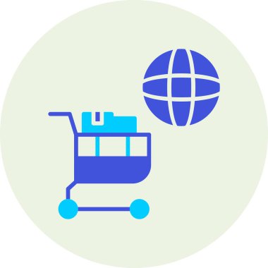 Tramvay. Web simgesi basit illüstrasyon