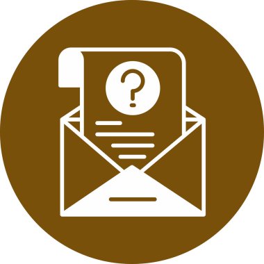 Bir harf simgesinin vektör illüstrasyonu