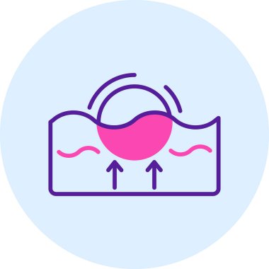 Modern simgenin vektör illüstrasyonu