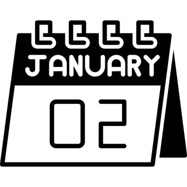 Ocak 20 Tarih simgesi tasarımı