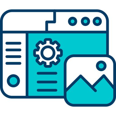 Geliştirme için web tasarım simgesi