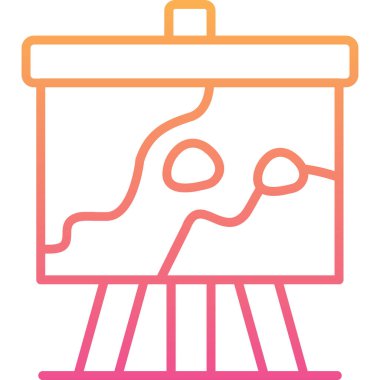 Modern simgenin vektör illüstrasyonu