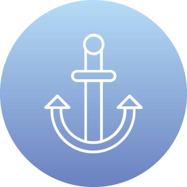 çapa simgesi vektör illüstrasyonu