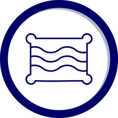 Havuz. Web simgesi basit illüstrasyon