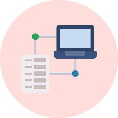 ağ paylaşım simgesi çizimi