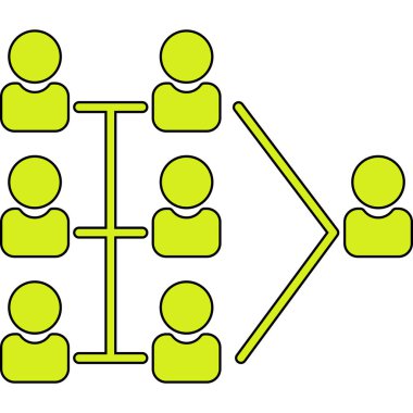 Ağ simgesinin vektör illüstrasyonu