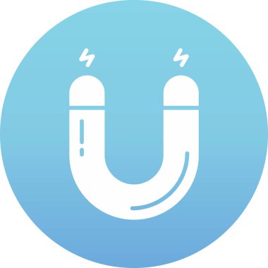 Mıknatıs mıknatıs simgesi ana hat biçiminde