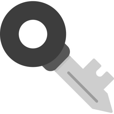 anahtar ağ simgesi, vektör illüstrasyonu