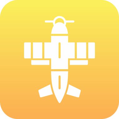 Uçak simge vektör çizim