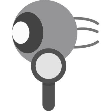 Beyaz arkaplanı olan bir kameranın vektör çizimi