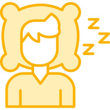 kız uyur kadın simgesi