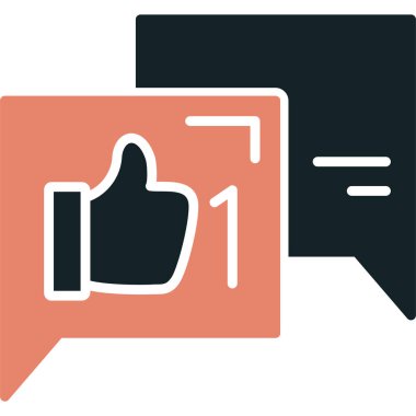 Geribildirim ağ simgesi, vektör illüstrasyonu