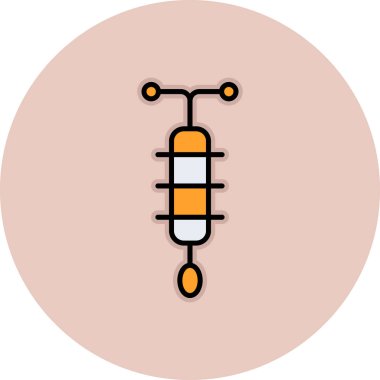 Tıbbi bir simgenin vektör illüstrasyonu