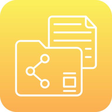 klasörün vektör çizimi