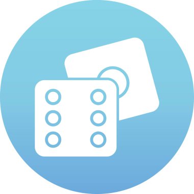 Kart. Web simgesi basit illüstrasyon