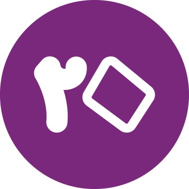 Yemek. Web simgesi basit illüstrasyon