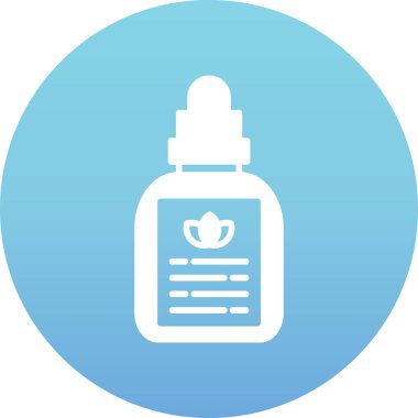 Bir şişenin vektör illüstrasyonu