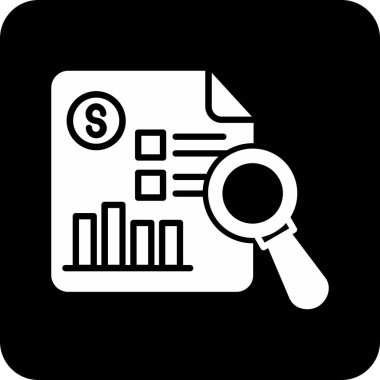 Arama simgesi, vektör illüstrasyonu