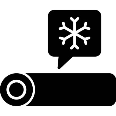 Termometre. Web simgesi basit illüstrasyon