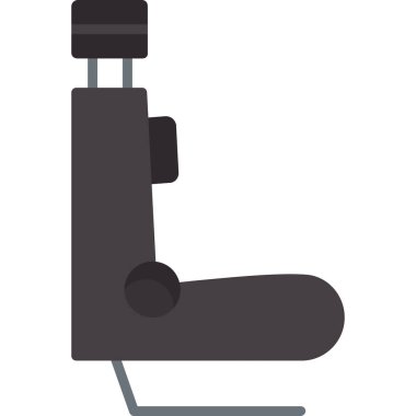 Elektrikli süpürge düz vektör simgesi