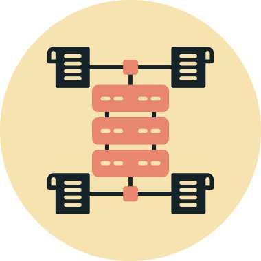 ağ paylaşım simgesi çizimi