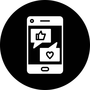 Konuş. Web simgesi basit tasarım