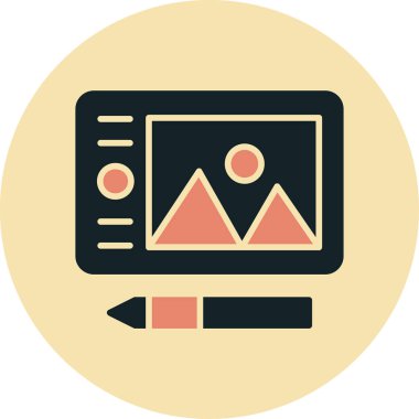 Web tasarım vektörü simgesi