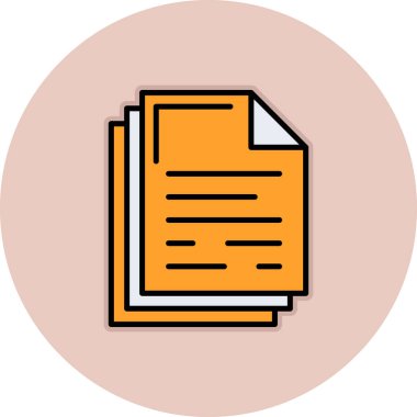 Dosya simgesi, vektör illüstrasyon tasarımı