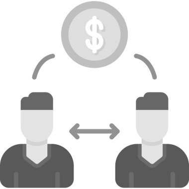 Dolar simgesi, vektör illüstrasyonu