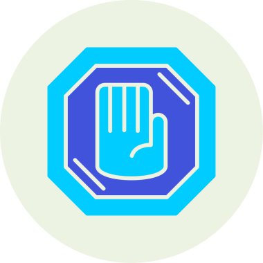 el simgesi vektör illüstrasyonu