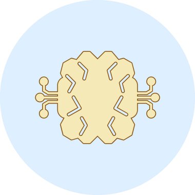 Virüs Simgesi, vektör illüstrasyonu