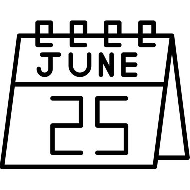 Takvim simgesi, özet vektör çizimi.