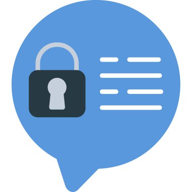 kilit simgesi, vektör illüstrasyonu