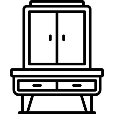 mobilya ve iç ögeler simgesi, özet biçimi