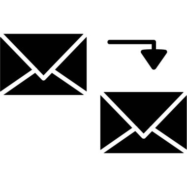 posta ve posta simgesi seti