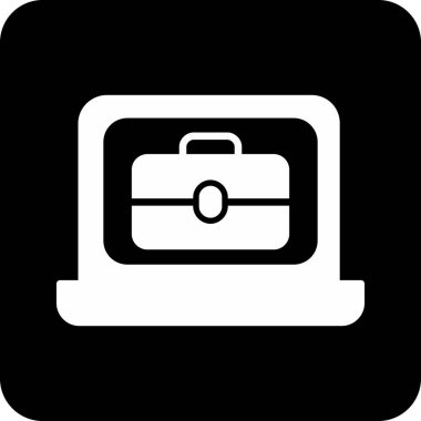 evrak çantası vektör simgesi modern basit tasarım